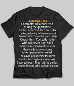 Lockdown Lingo t-shirt on ChezGigiTees